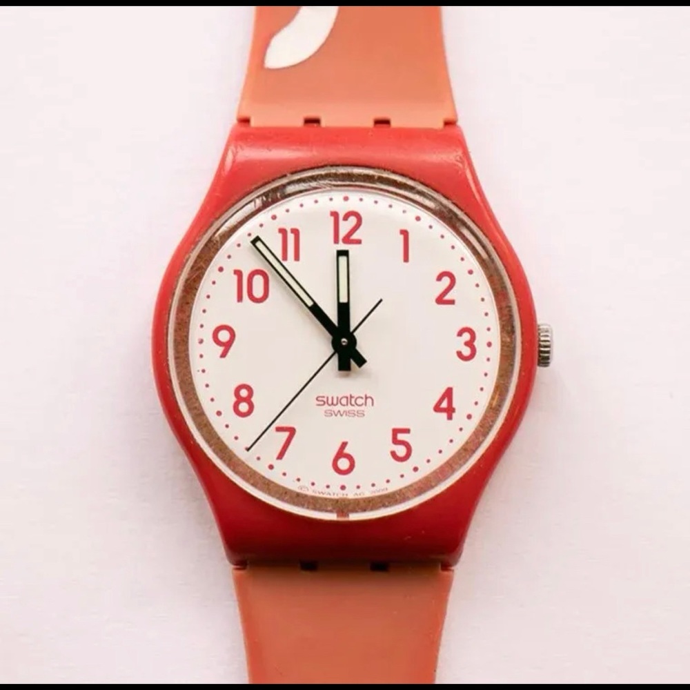 COPY - Orange swatch watch